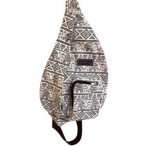 Tribal‎ Pattern Cross Body Slingback Bag African Elephant Braided Rope Union Bay